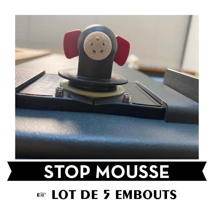 KIT 5 Embouts stop mousse