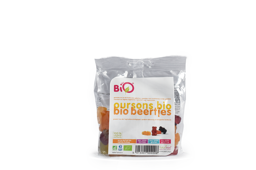 Présentoir Oursons - Bio - sans gélat. (12 x 100gr)