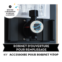 Robinet d'ouverture pour remplissage (accessoire pour robinet Vitop)