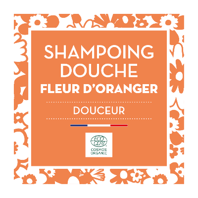 Shampoing Douche Fleur d'Oranger - Douceur COSMOS ORGANIC - BIB10L