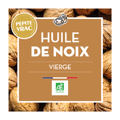 Huile de Noix Vierge - Bio - BIB3L