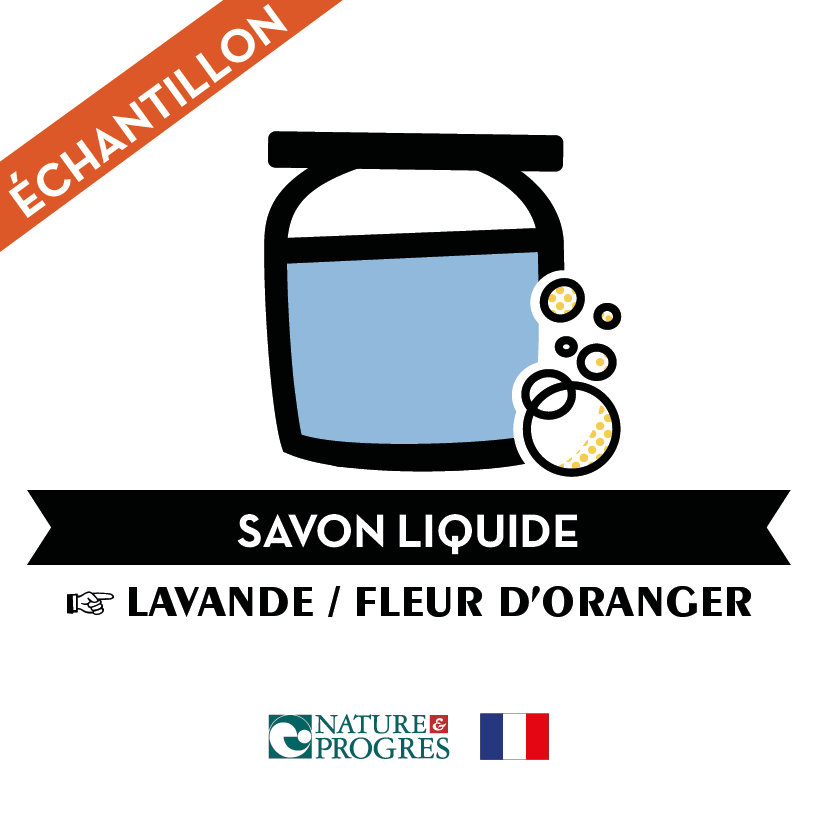 Echantillon 40mL - Savon liquide – Lavande fleur d’oranger