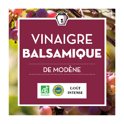 Vinaigre Balsamique de Modène - ACETO BALSAMICO DI MODENA IGP Densité 1.09 - BIO - BIB 10L