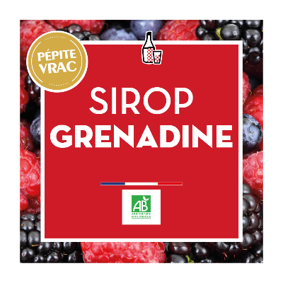 Sirop de Grenadine Bio - BIB 5L