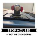 KIT 5 embouts stop mousse non alimentaire