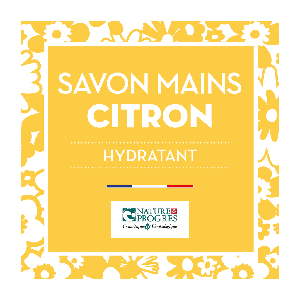 Savon Main Citron NATURE ET PROGRES SAVONS ARTHUR - BIB10L