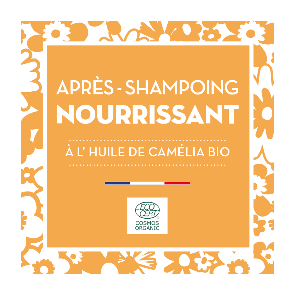 Après Shampoing Nourrissant à l'huile de Camélia COSMOS ORGANIC - BIB5L