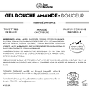 [CE0552] Contre étiquette - Gel Douche Amande - Douceur - COSMOS ORGANIC - BIB10L