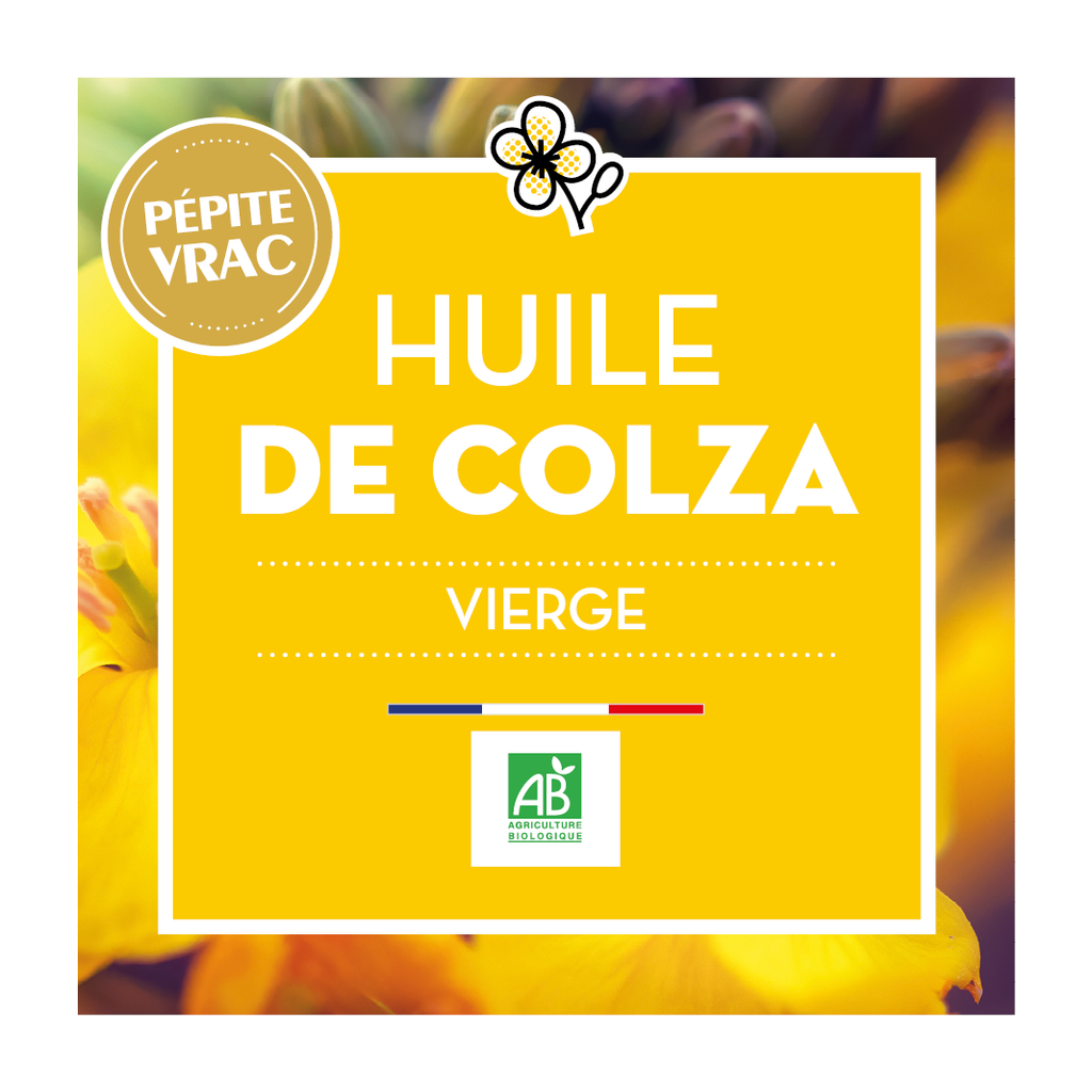 Huile de Colza Vierge - Bio - BIB 10L