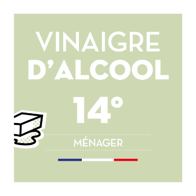 Vinaigre d'alcool 14° - BIB10L