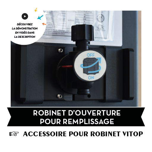 [P084] Robinet d'ouverture pour remplissage (accessoire pour robinet Vitop)