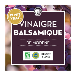 [JB0007BIB10] Vinaigre Balsamique de Modène - ACETO BALSAMICO DI MODENA IGP Densité 1.15 - BIO - BIB 10L