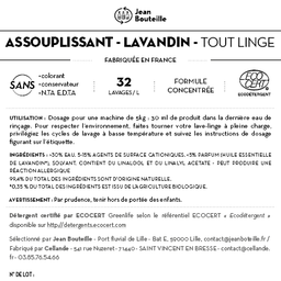 [CE0544] Contre étiquette - Assouplissant tout linge lavandin