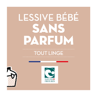 [JB0537BIB10] Lessive Sans parfum &quot;Bébé&quot; - Nature &amp; Progrès SAVONS ARTHUR - BIB10L