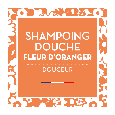 [JB0545BIB10] Shampoing Douche Fleur d'Oranger - Tonifiant et hydratant - BIB10L