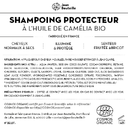 [CE0555] Contre étiquette - Shampoing Protecteur à l'huile de Camélia