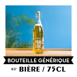 [G75B-20] Carton de 20 bouteilles verre - 75cL - générique - &quot;Bière en vrac&quot;