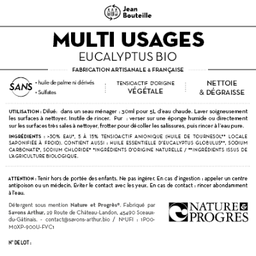 [CE0560] Contre étiquette - Nettoyant Multi Usages à l’eucalyptus