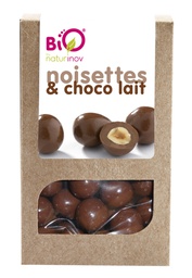 [VC264FR] Noisettes choco lait - Bio - (6 x 200gr)